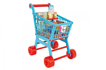 PLS 07-608 PRATÄ°K MARKET ARABASI MEYVE VE SEBZELER (MAVÄ°)