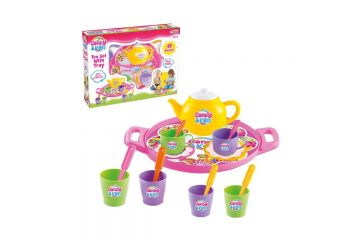 BD-01593 CANDY & KEN TEPSİLİ ÇAY SET