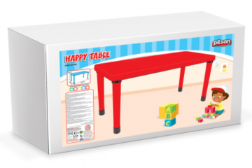 BD-03-491 HAPPY MASA 60X120 (KIRMIZI)