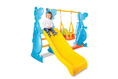 BD-06-099 DİNO KAYDIRAK VE SALINCAK SETİ