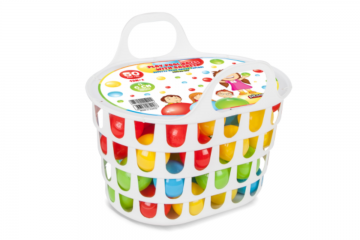 PLS 06-425 OYUN HAVUZ TOPLARI SEPETTE 6 CM 50'Lİ